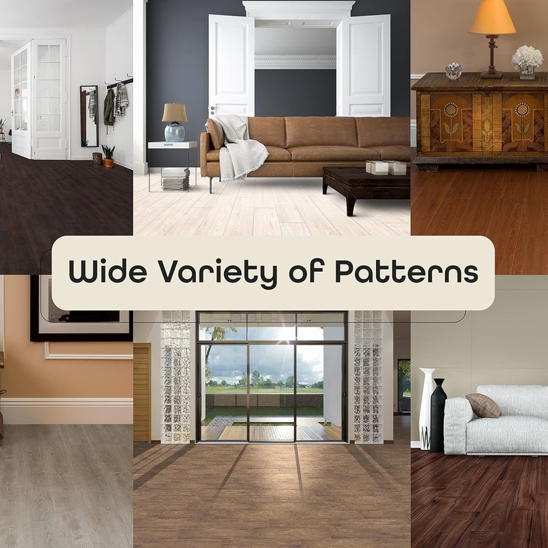 Achim Vinyl Peel and Stick Floor Tile, Self-Adhesive Wood Plank, 10-Pack (15 Square Feet) - 6 Inch Width, 36 Inch Length, 1.2mm - Light Grey Oak - Easy DIY Nexus Planks for Any Room by Home Decor - Image 4